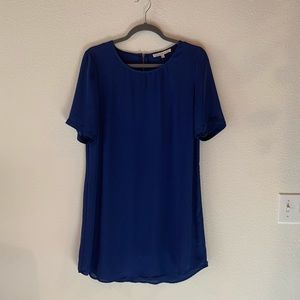 Blue Dress with Slip